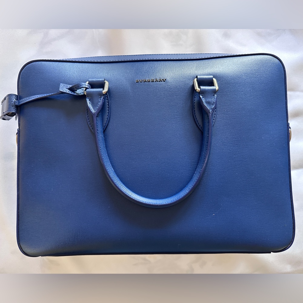 Burberry Blue Laptop Bag